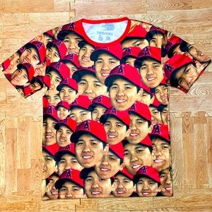Shohei Ohtani Face T-Shirt XL LA Angels SGA 8/11/21 Brand New Stadium Exclusive